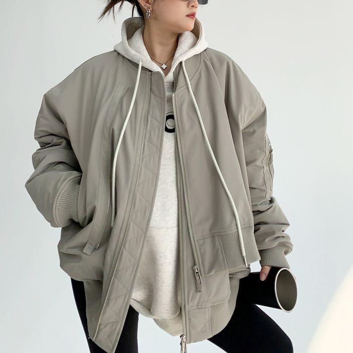 レイヤードデザイン オーバーサイズブルゾン 10016