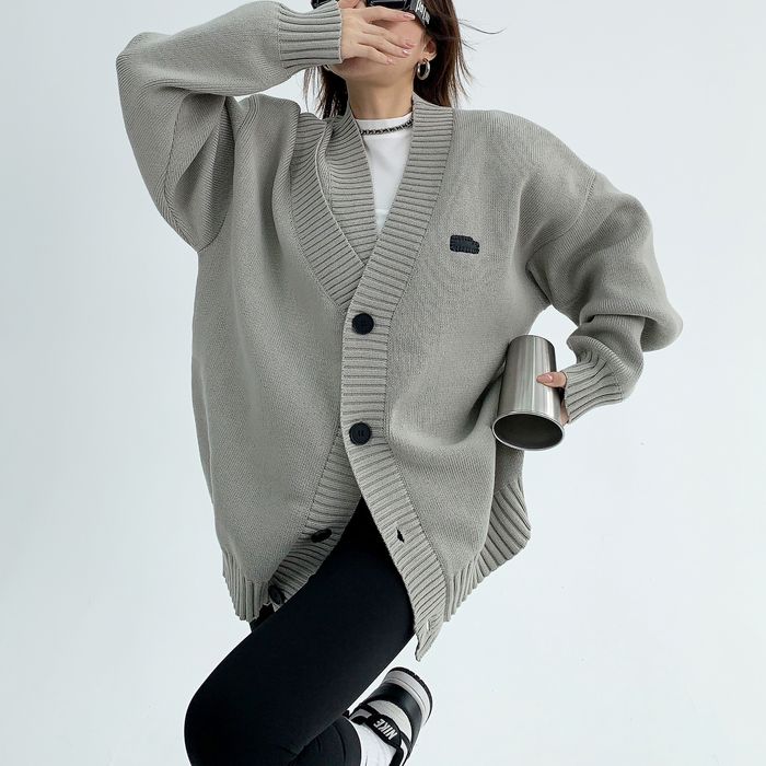 アシンメトリーデザイン カーディガン 10040