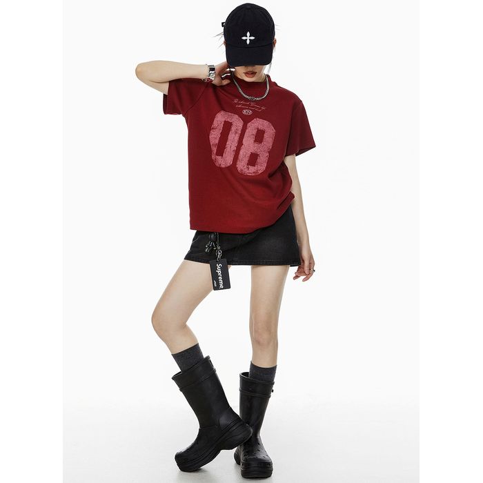 ナンバープリント Tシャツ 10104