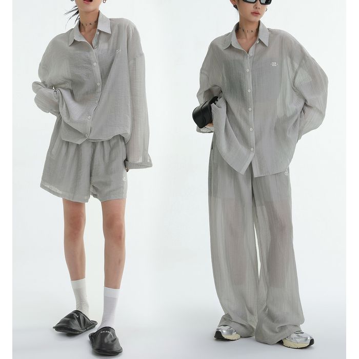 ワンポイントロゴ パンツ 10046