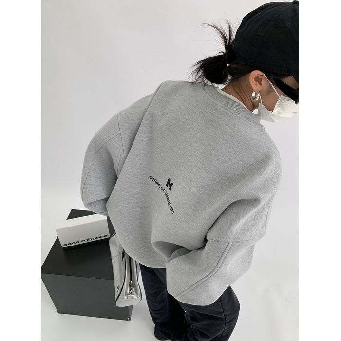 ロゴ オーバーサイズスウェット 10048