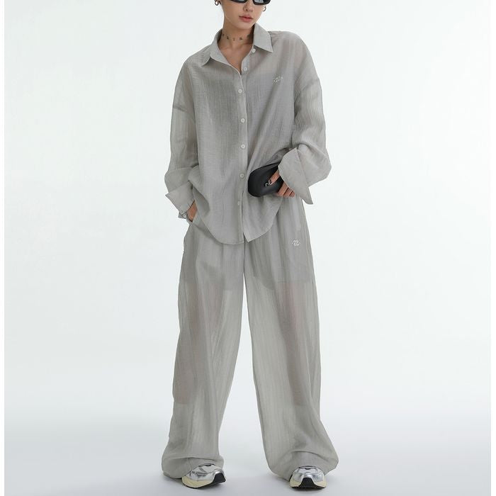 ワンポイントロゴ パンツ 10046