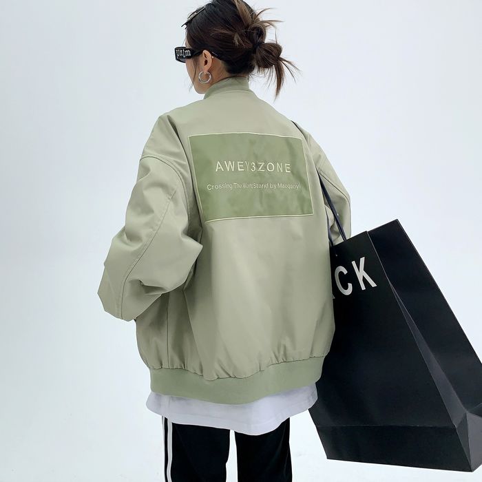 バックラベル ジップアップジャケット 10082