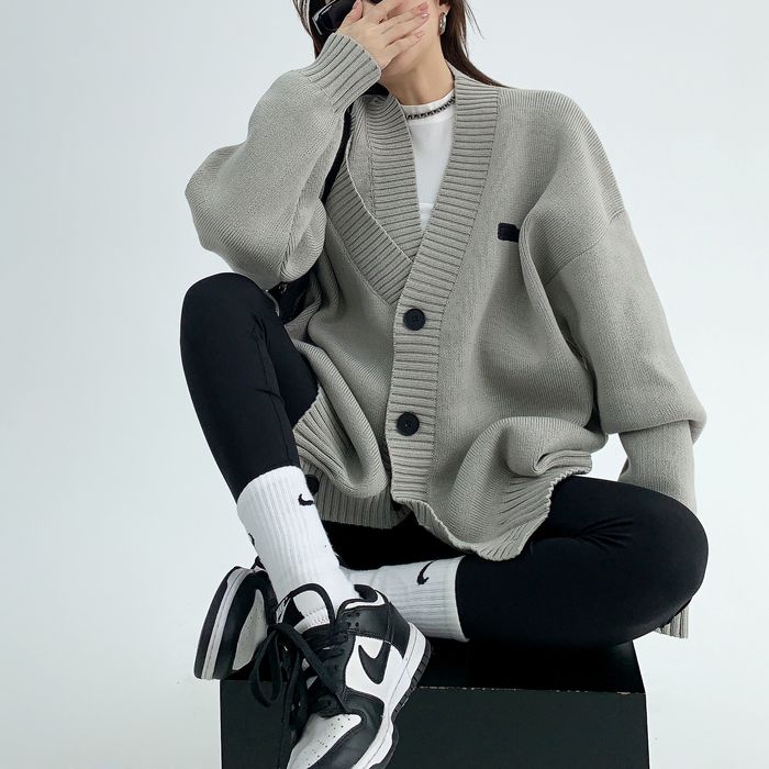 アシンメトリーデザイン カーディガン 10040