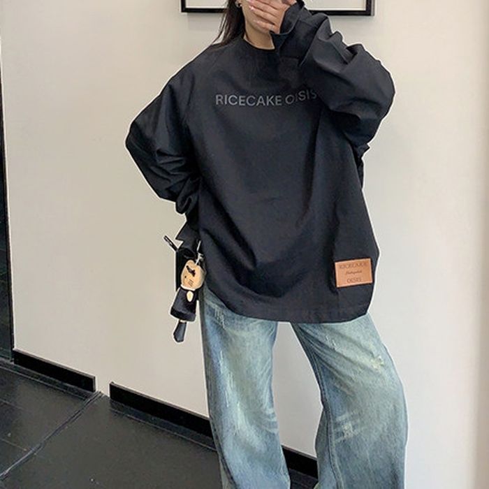 ロゴプリント 長袖Tシャツ 10108