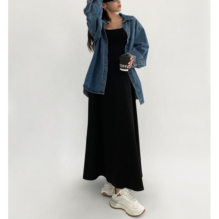 マキシ キャミソールワンピース 10043