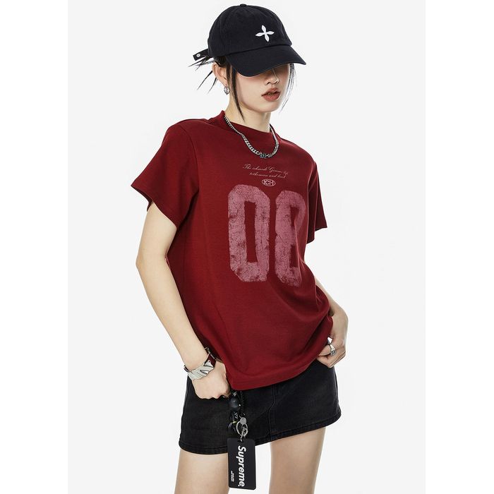 ナンバープリント Tシャツ 10104