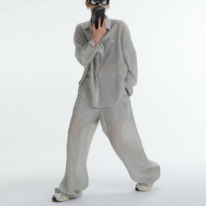 ワンポイントロゴ パンツ 10046