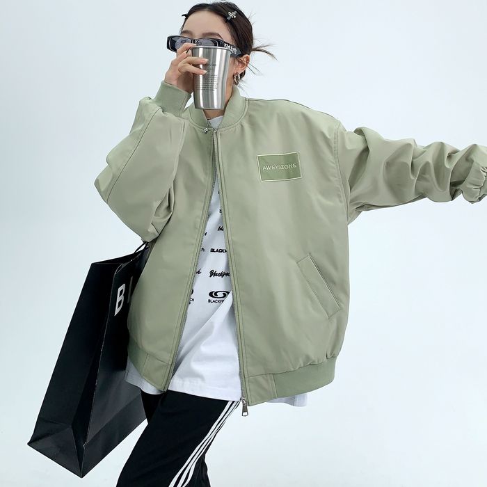 バックラベル ジップアップジャケット 10082