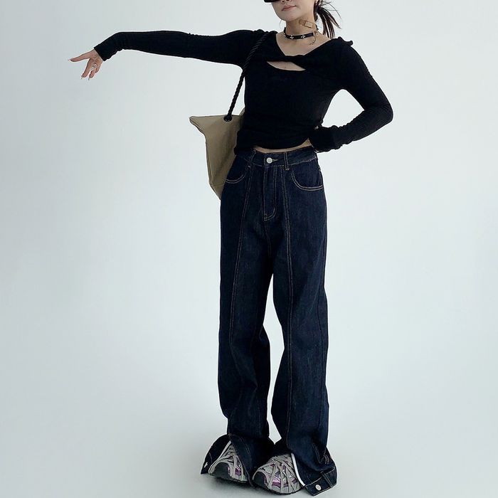 デザインヘム ジーンズ 10032