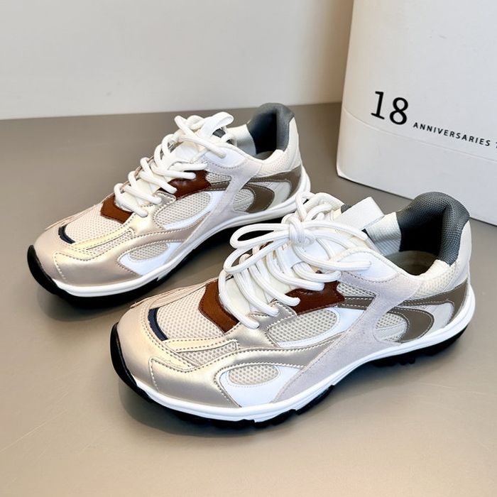 カラーブロック スニーカー 10072