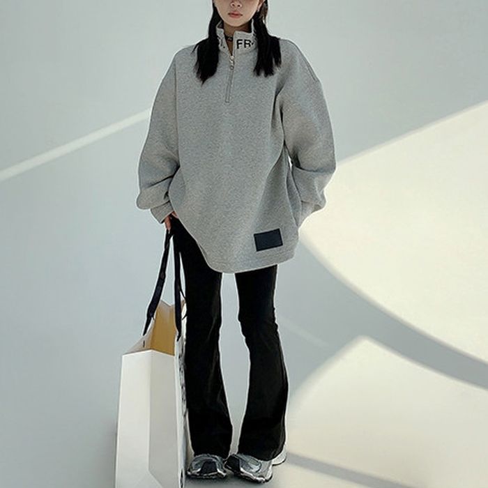 ロゴネック ハーフジップ スウェット 10003