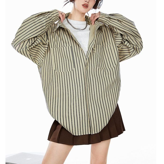 ストライプ シャツ 10094