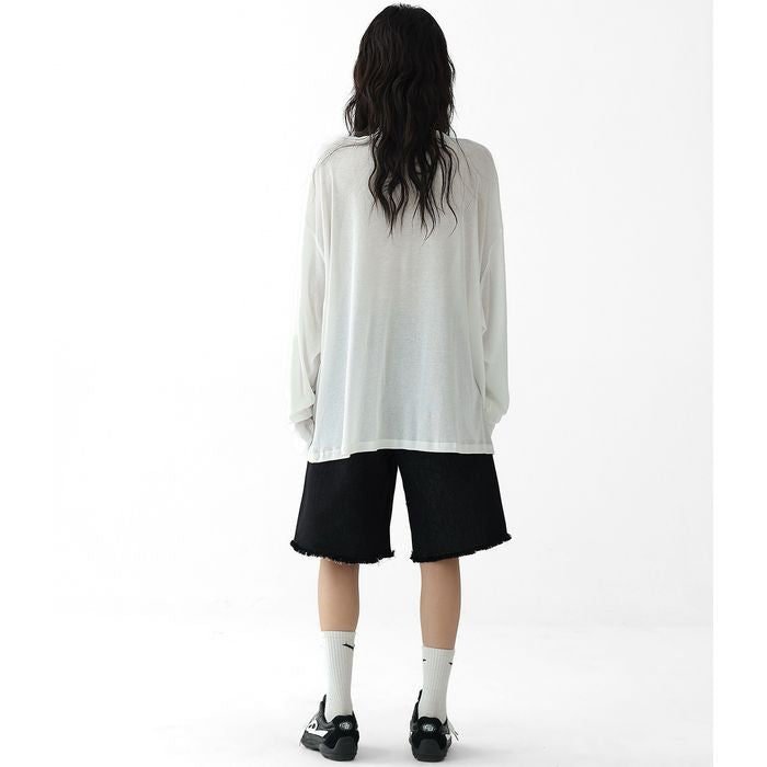 フロントロゴ 長袖Tシャツ 10050