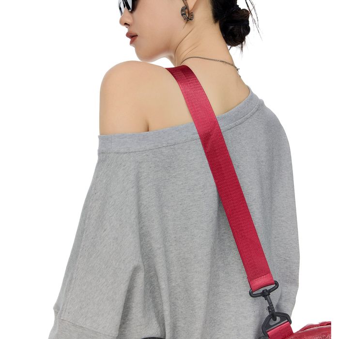 ワンショルダー 長袖Tシャツ 10106