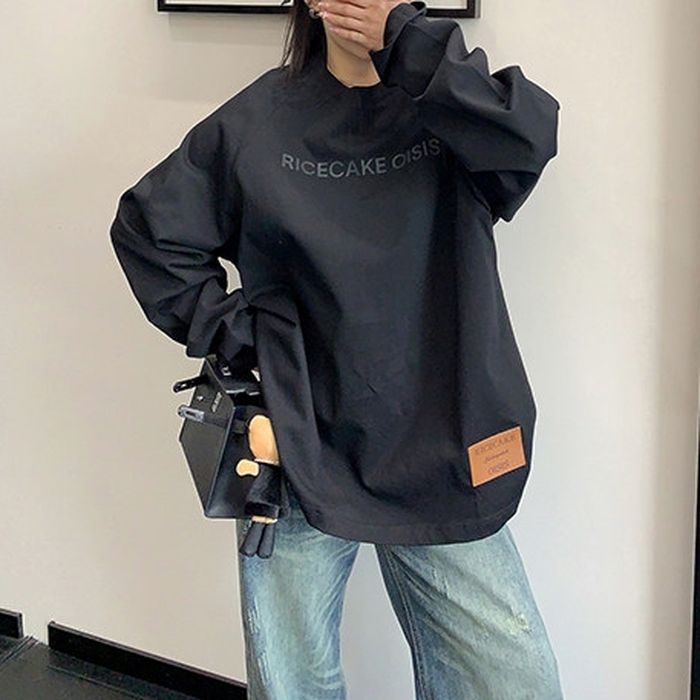 ロゴプリント 長袖Tシャツ 10108