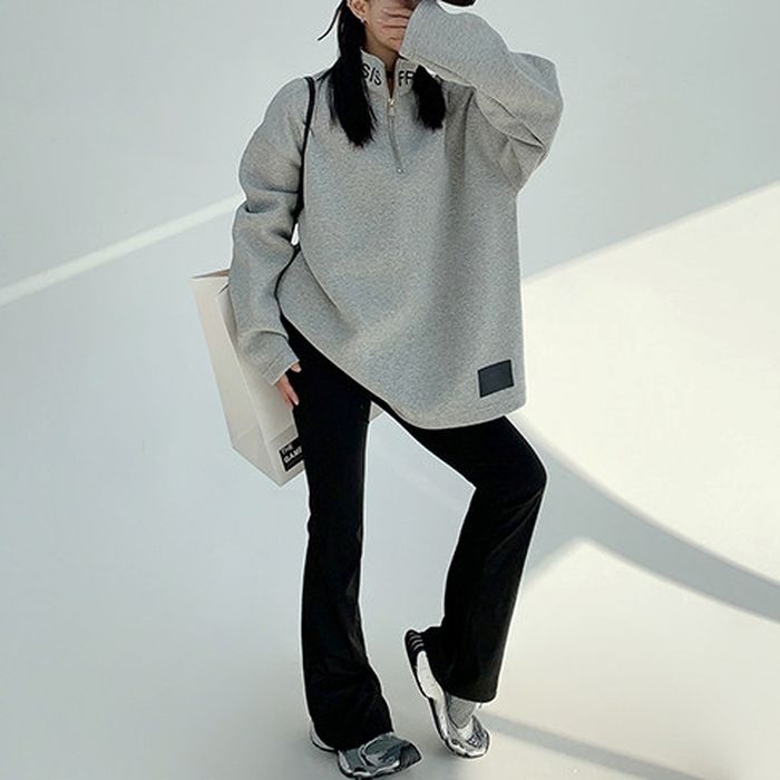 ロゴネック ハーフジップ スウェット 10003