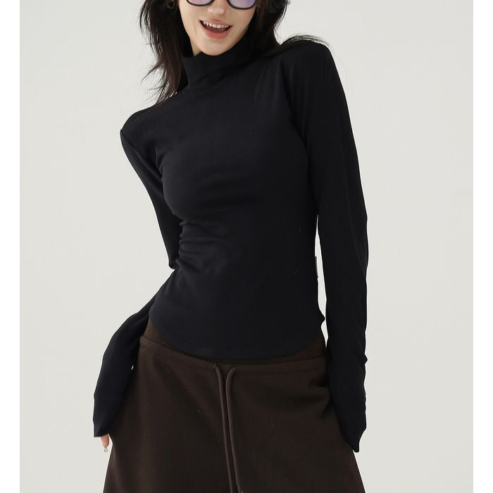 ハイネック プルオーバー 10045