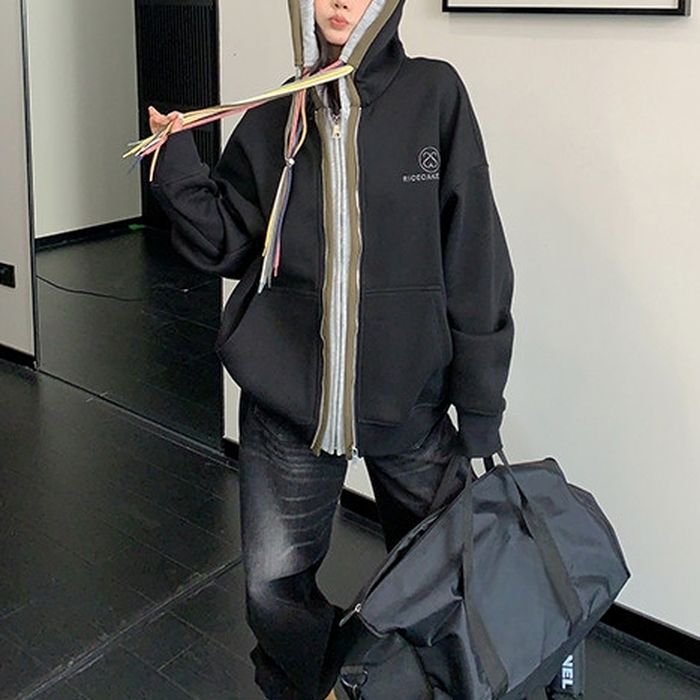 マルチストラップ ジップアップパーカー 10111