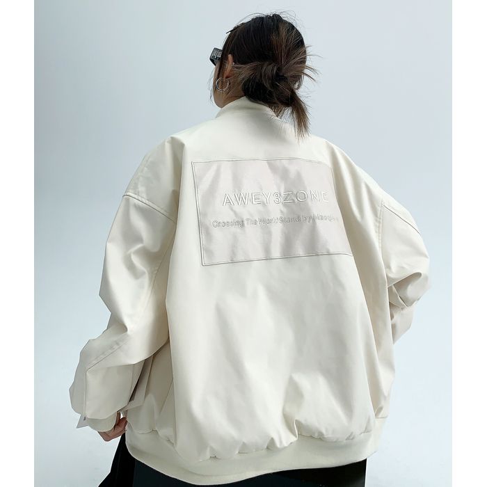 バックラベル ジップアップジャケット 10082