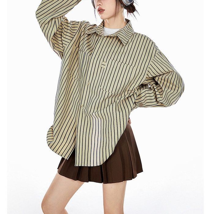 ストライプ シャツ 10094