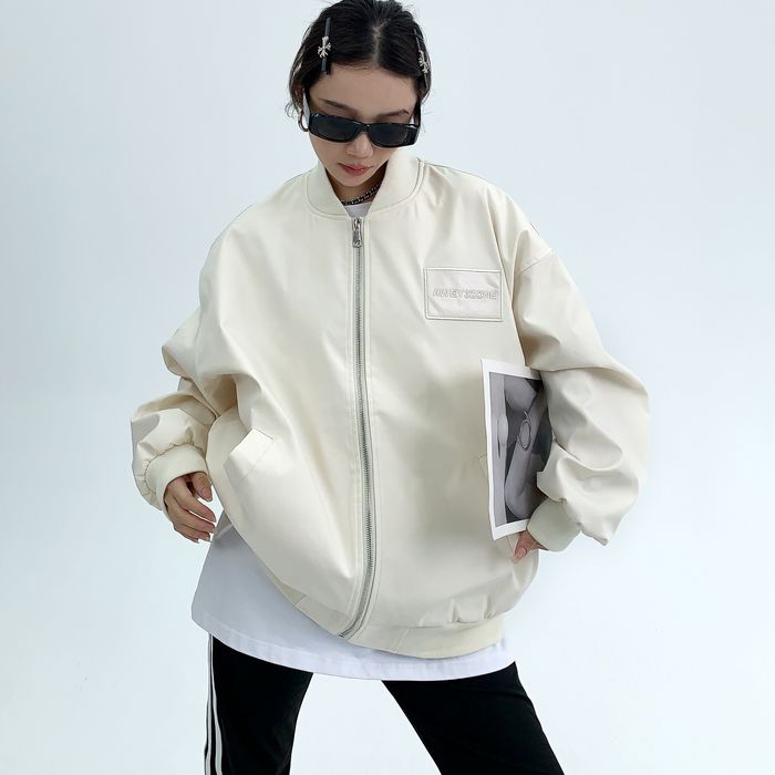 バックラベル ジップアップジャケット 10082