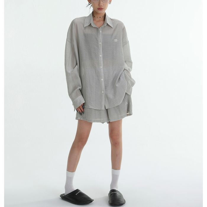 ワンポイントロゴ パンツ 10046