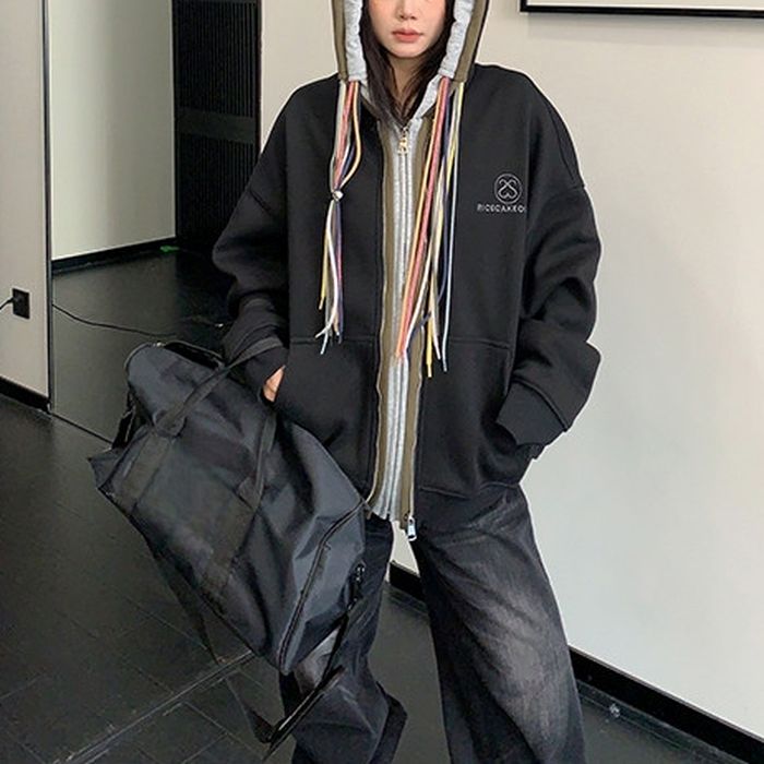 マルチストラップ ジップアップパーカー 10111