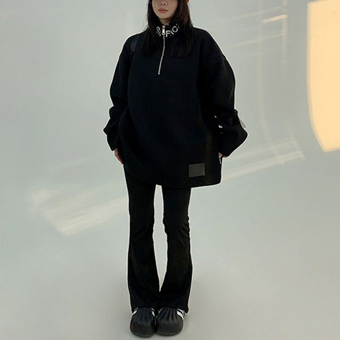 ロゴネック ハーフジップ スウェット 10003