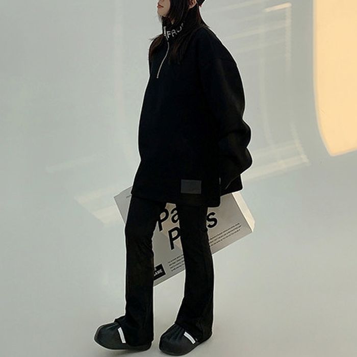 ロゴネック ハーフジップ スウェット 10003