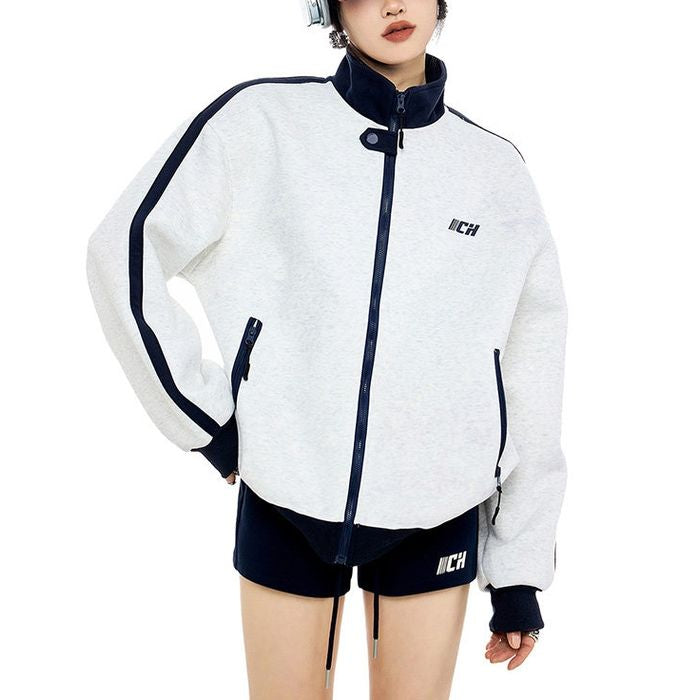 サイドライン ジップアップジャケット 10088