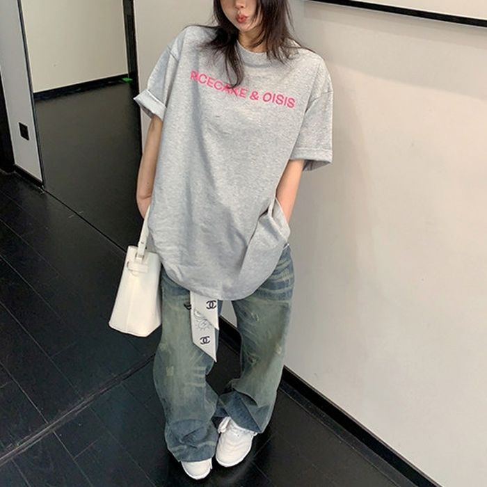 フロントロゴ刺繍 Tシャツ 10173