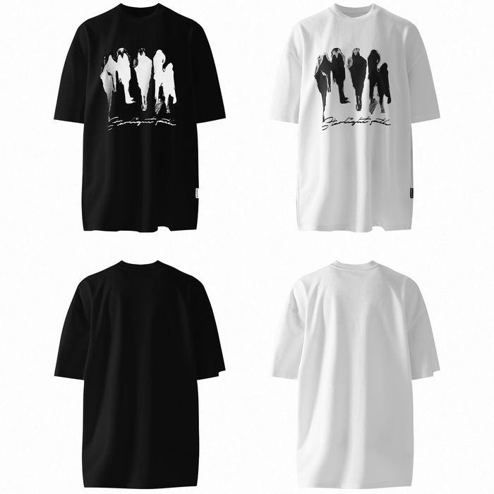 アートプリント オーバーサイズ Tシャツ 10143