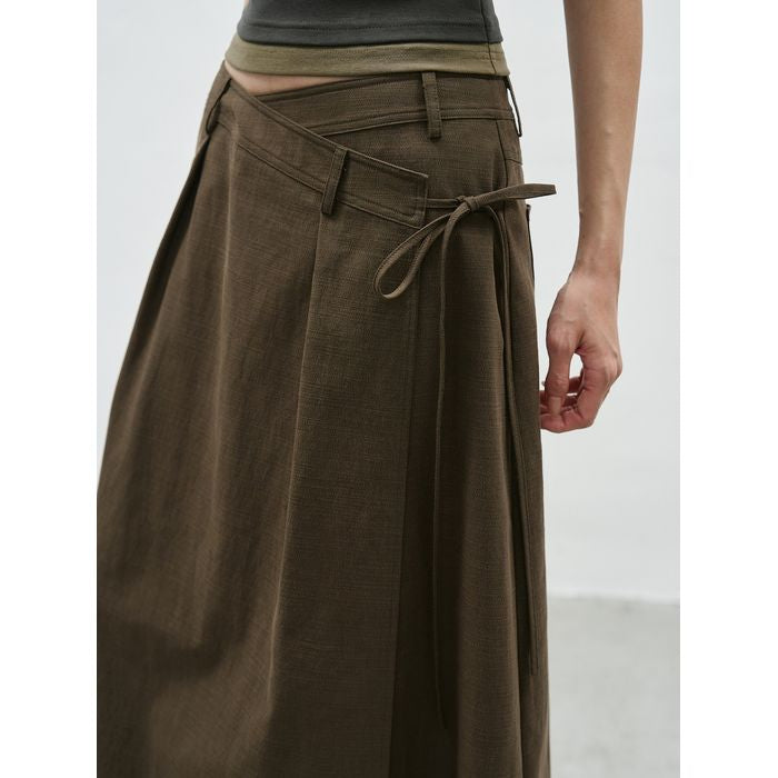 ラップデザイン ロングスカート 10130