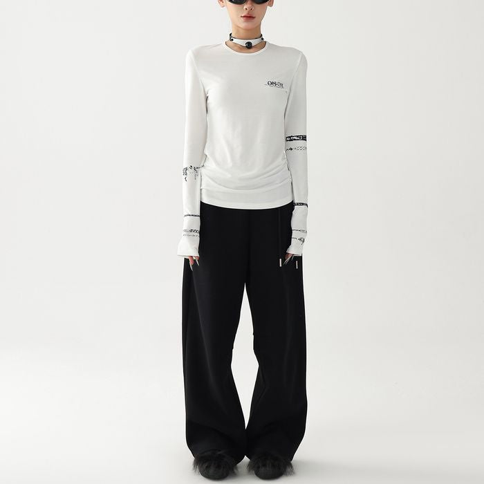 ブレスレットグラフィック 長袖Tシャツ 10140