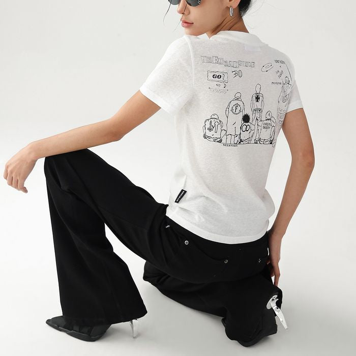 バックプリント Tシャツ 10201