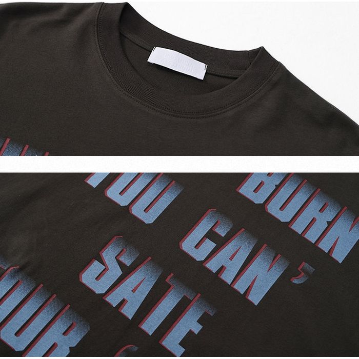 フロントレタリング オーバーサイズ Tシャツ 10136