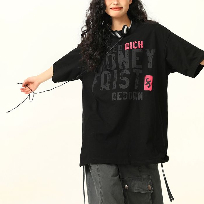 大判ロゴプリント Tシャツ 10181