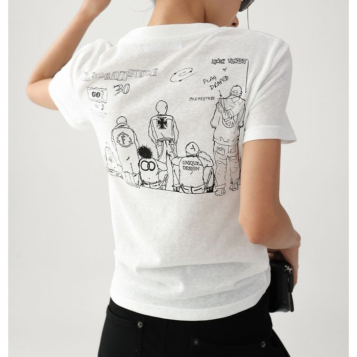 バックプリント Tシャツ 10201