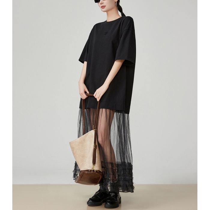 シア―スカート ドッキングワンピース 10122