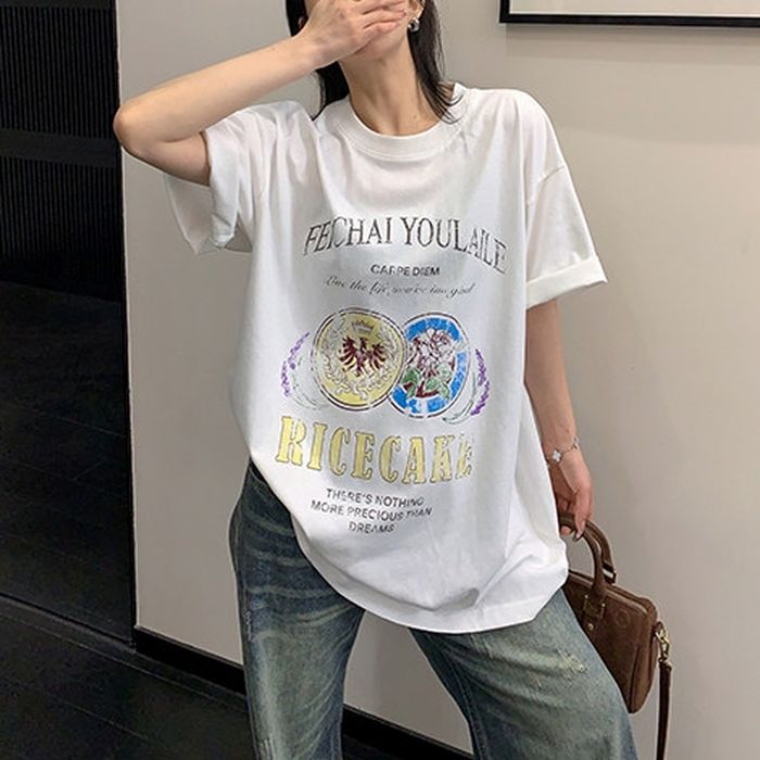 グラフィックロゴ Tシャツ 10174