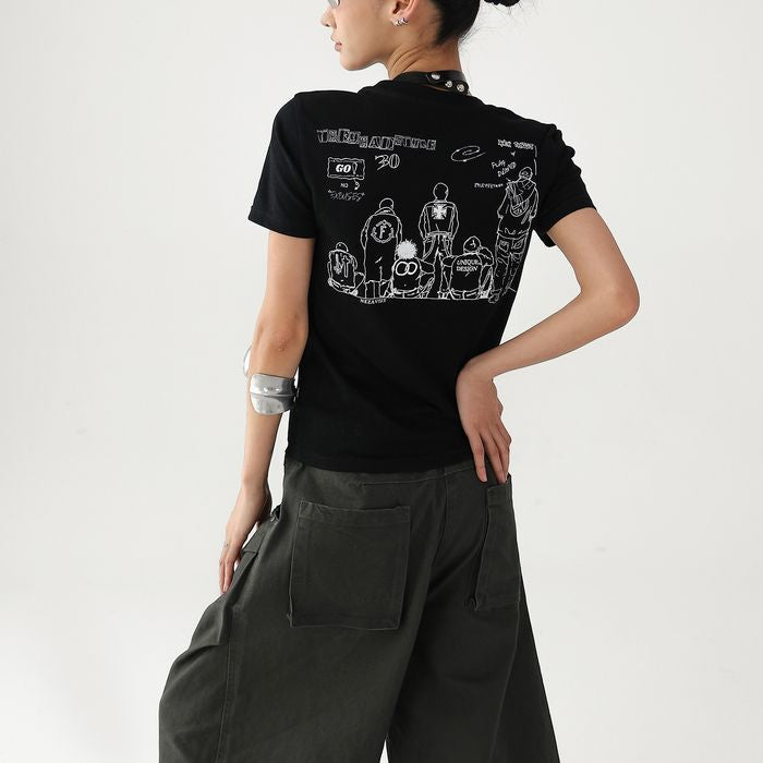 バックプリント Tシャツ 10201