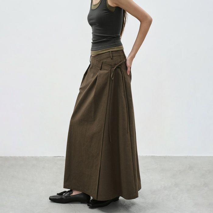 ラップデザイン ロングスカート 10130
