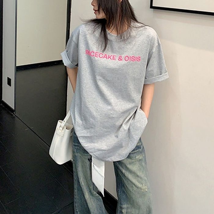フロントロゴ刺繍 Tシャツ 10173