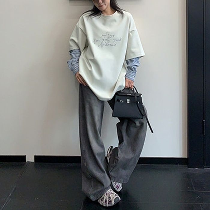 レイヤードデザイン Tシャツ 10179