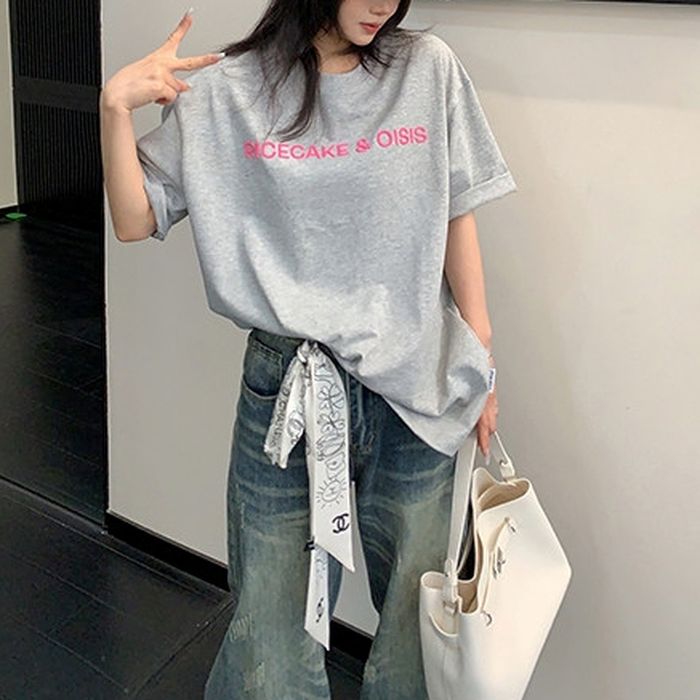 フロントロゴ刺繍 Tシャツ 10173