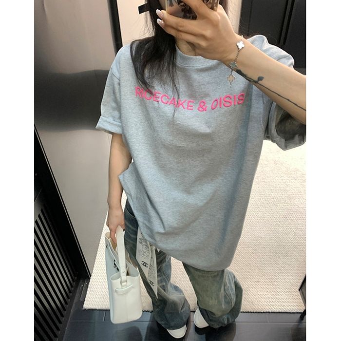 フロントロゴ刺繍 Tシャツ 10173