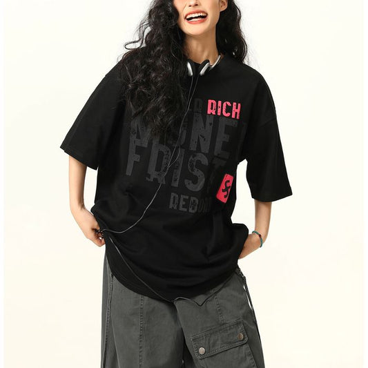 大判ロゴプリント Tシャツ 10181