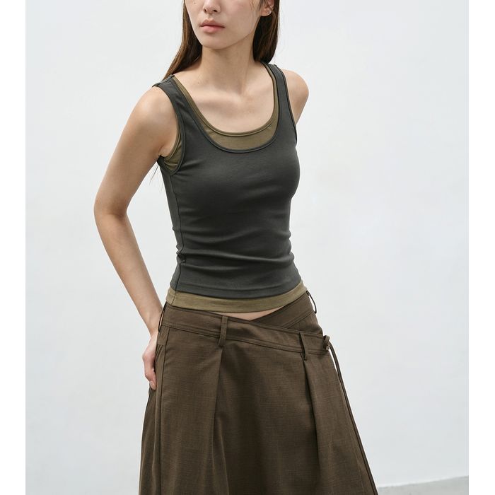 レイヤードデザイン タンクトップ 10131