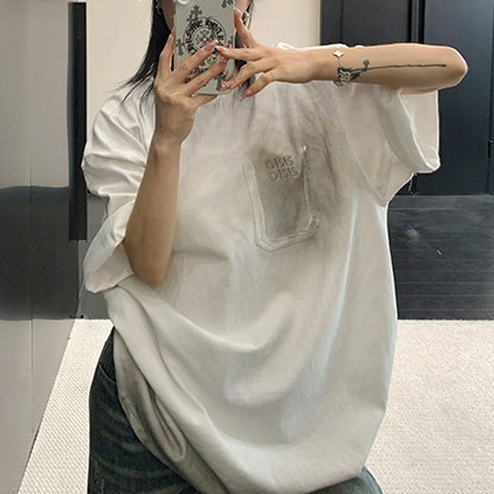 ユーズド風 オーバーサイズ Tシャツ 10175